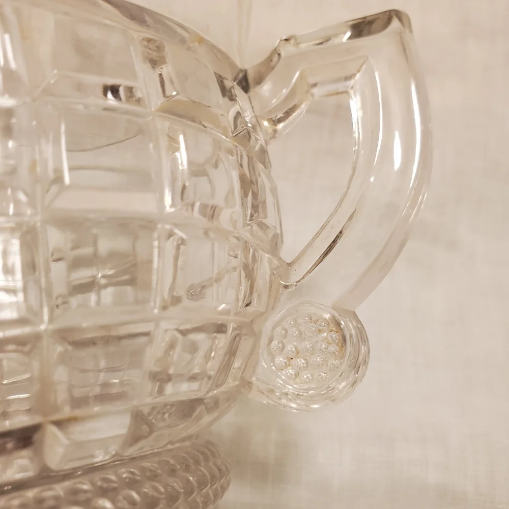 Heisey Victorian Pattern Open Sugar Bowl